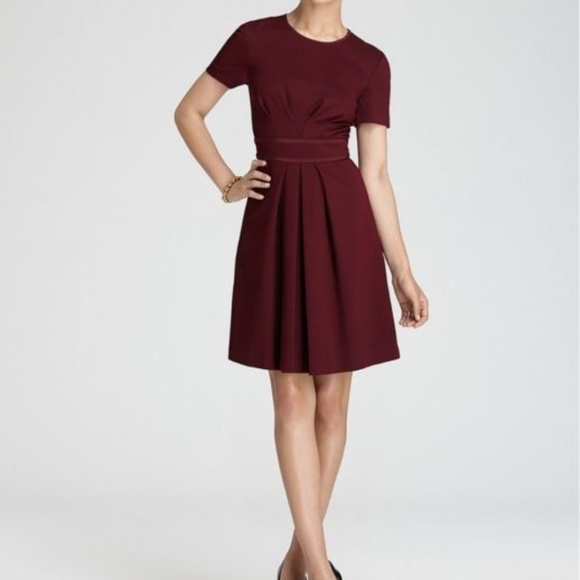 Trina Turk Dresses & Skirts - TRINA TURK Fitted A-Line Maroon Flare 8 Dress